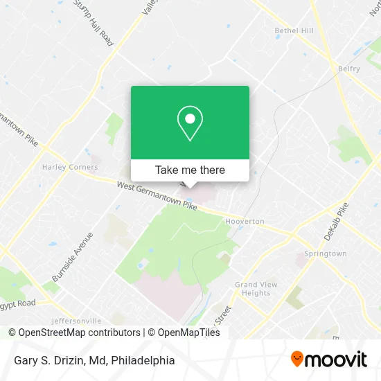 Gary S. Drizin, Md map