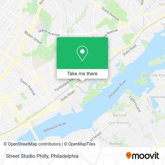 Street Studio Philly map