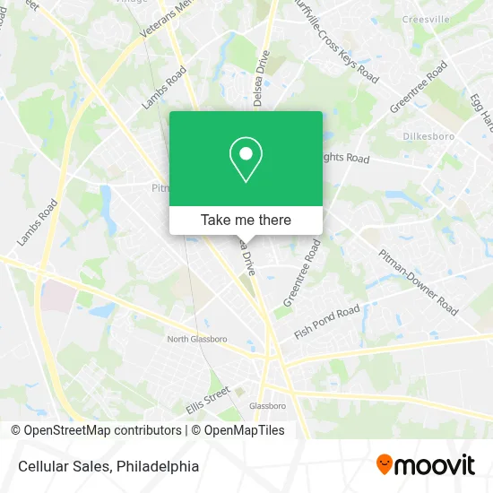 Cellular Sales map