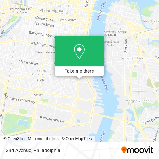 2nd Ave map