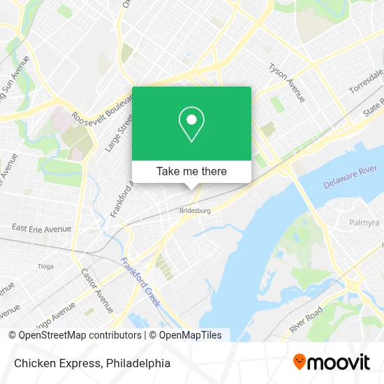 Chicken Express map
