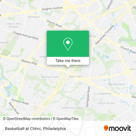 Basketball at Chhrc map