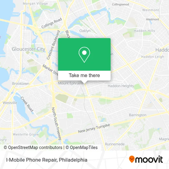 I-Mobile Phone Repair map
