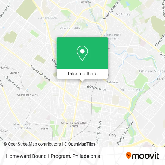 Homeward Bound I Program map