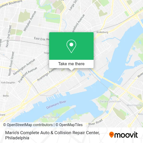 Mario's Complete Auto & Collision Repair Center map