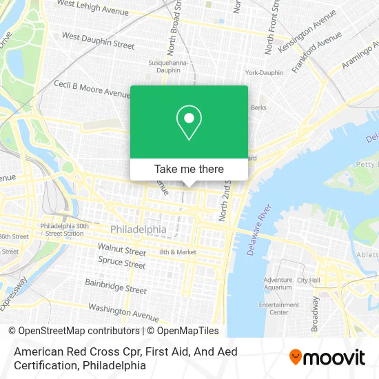 American Red Cross Cpr, First Aid, And Aed Certification map