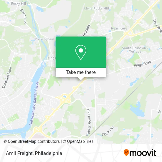 Amil Freight map