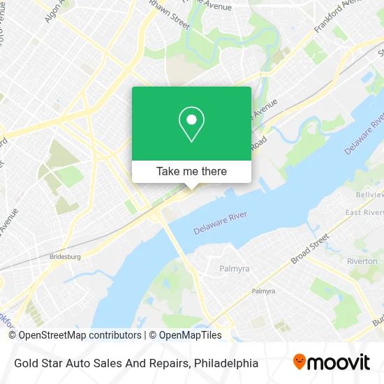 Gold Star Auto Sales And Repairs map