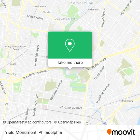Yield Monument map
