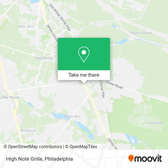 High Note Grille map
