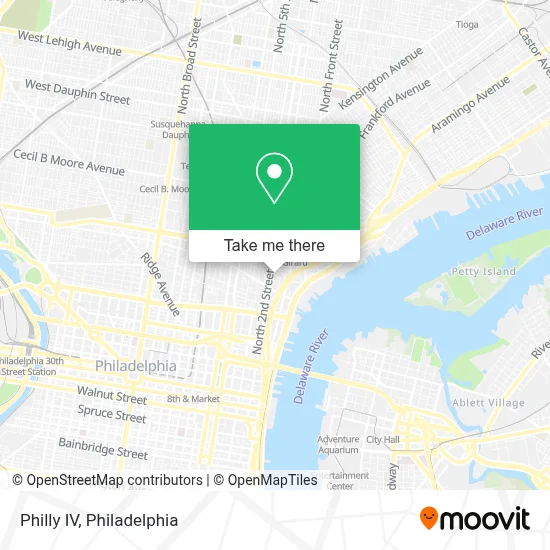 Philly IV map