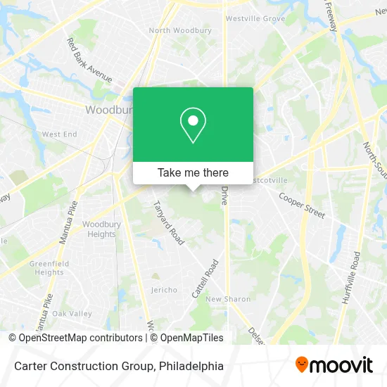 Carter Construction Group map