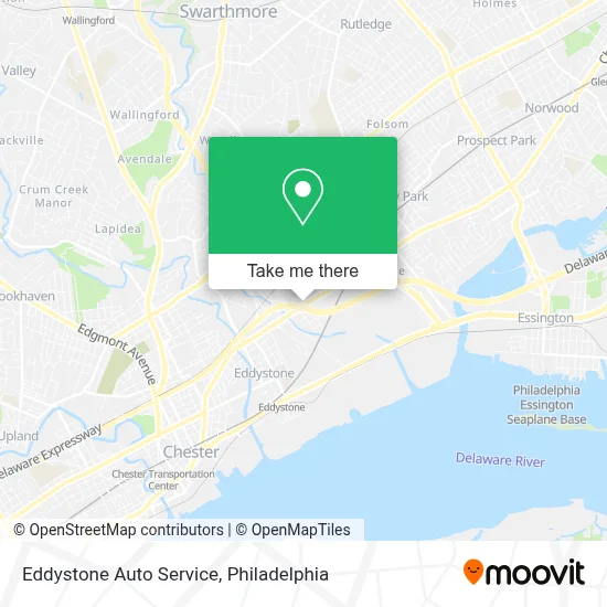 Eddystone Auto Service map