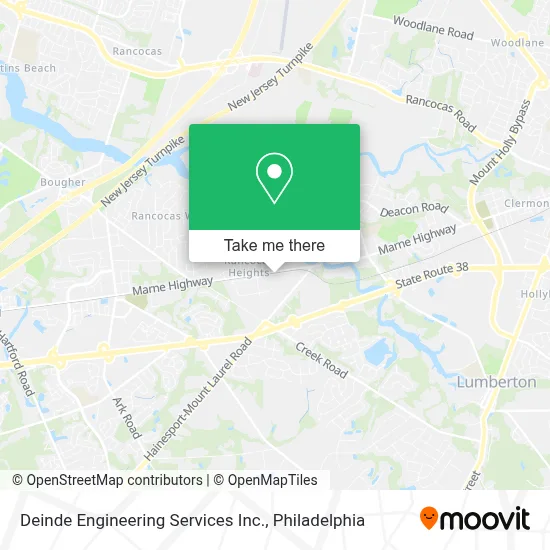 Deinde Engineering Services Inc. map