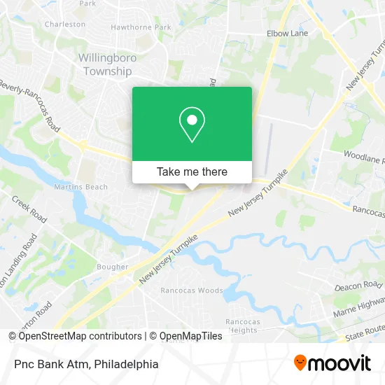 Pnc Bank Atm map