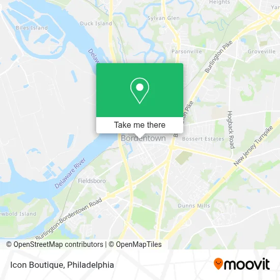 Icon Boutique map