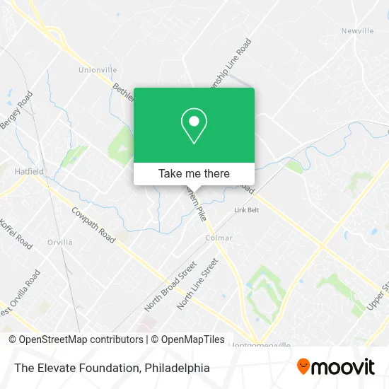 The Elevate Foundation map