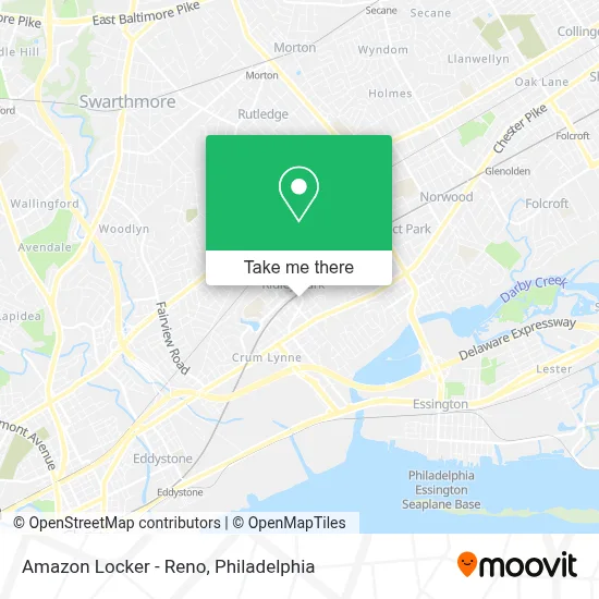 Amazon Locker - Reno map