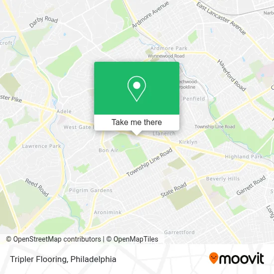 Tripler Flooring map