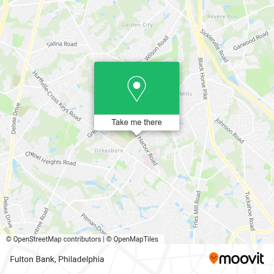 Fulton Bank map