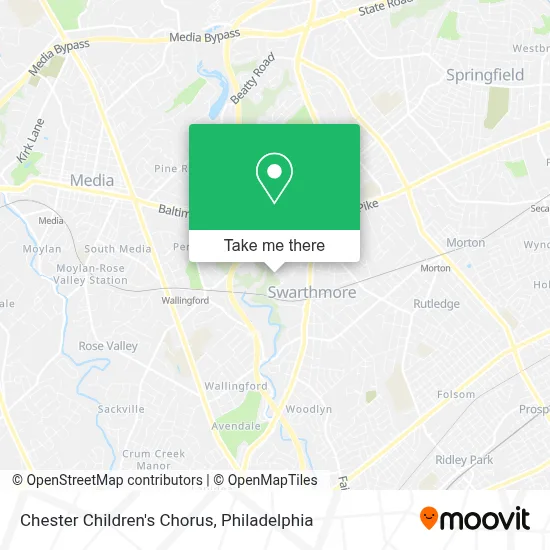 Chester Children's Chorus map