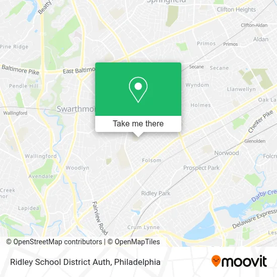 Ridley School District Auth map