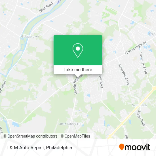 T & M Auto Repair map