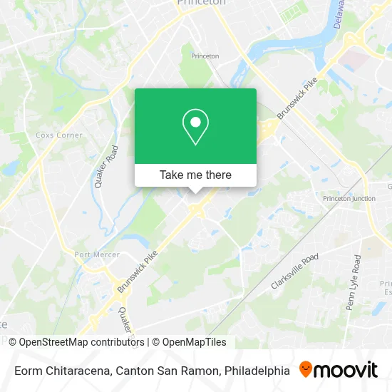 Eorm Chitaracena, Canton San Ramon map