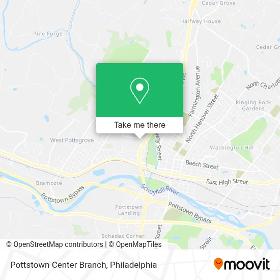 Pottstown Center Branch map