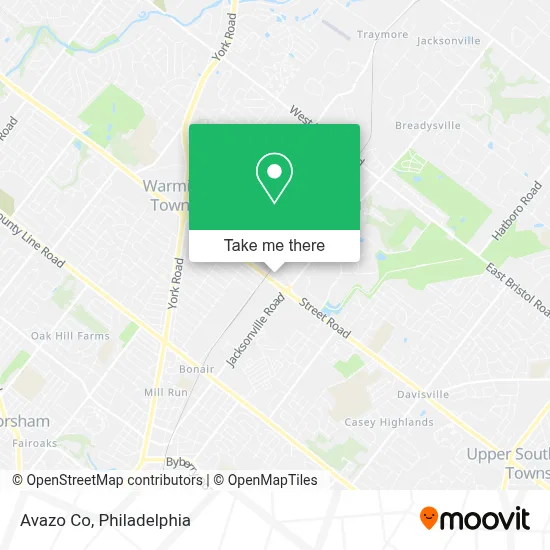 Avazo Co map