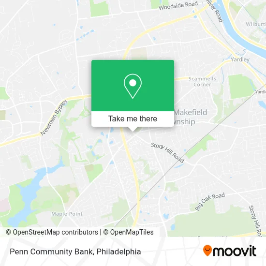 Penn Community Bank map