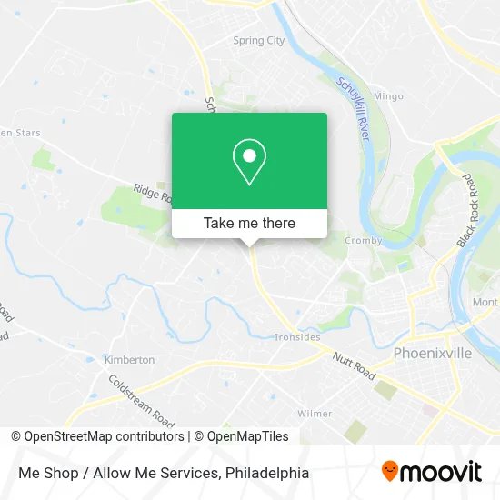 Me Shop / Allow Me Services map