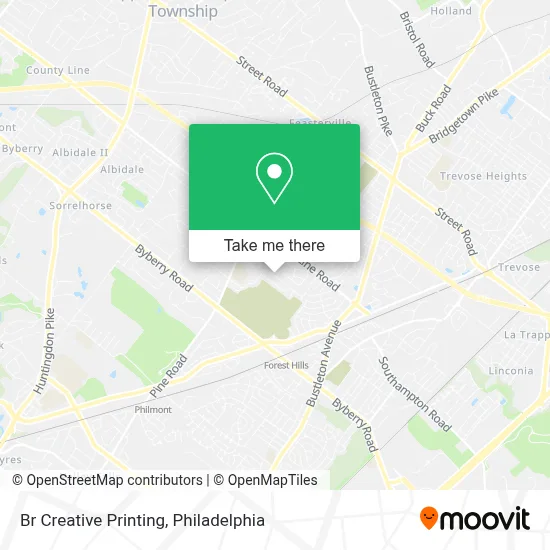 Br Creative Printing map