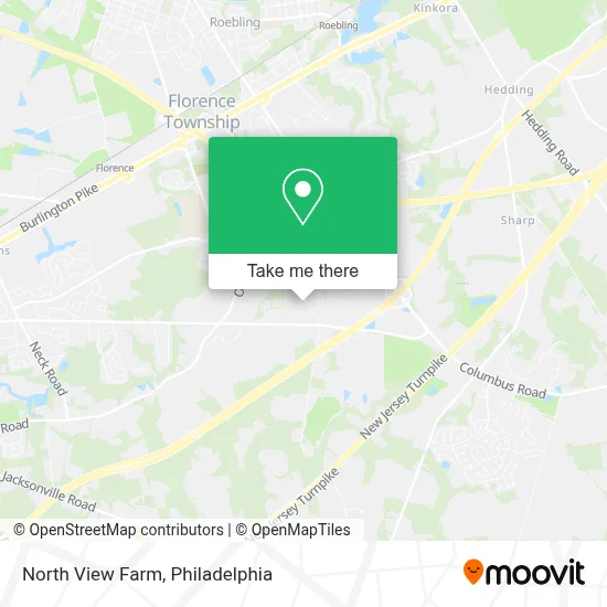 North View Farm map
