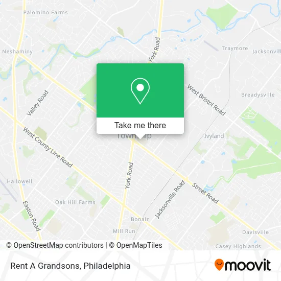 Rent A Grandsons map