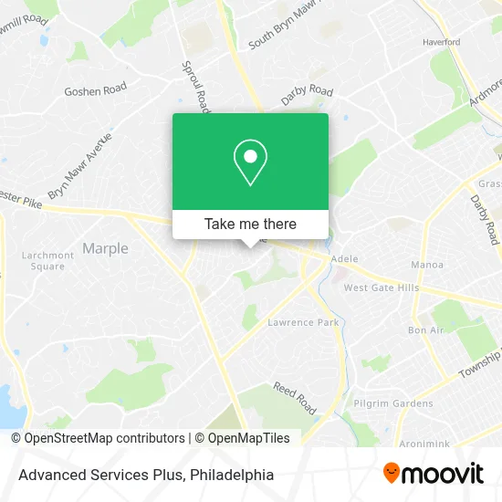 Advanced Services Plus map