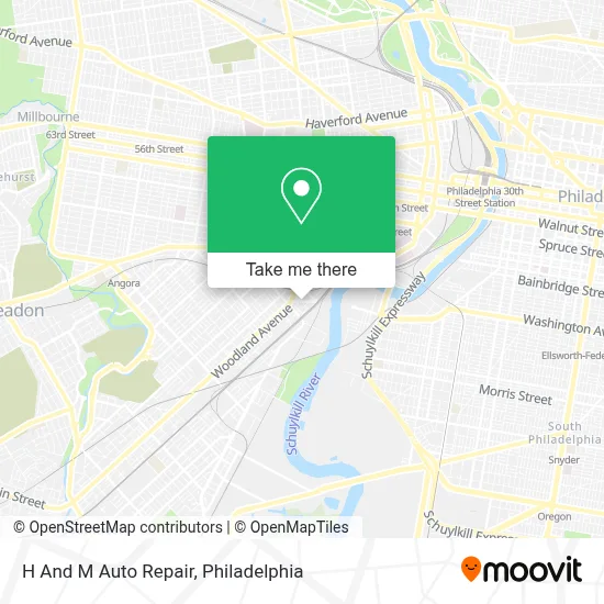 H And M Auto Repair map