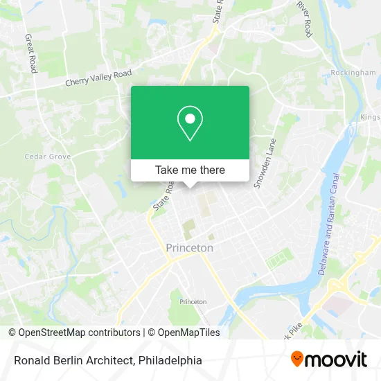 Ronald Berlin Architect map