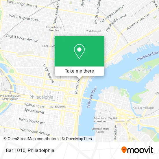 Bar 1010 map