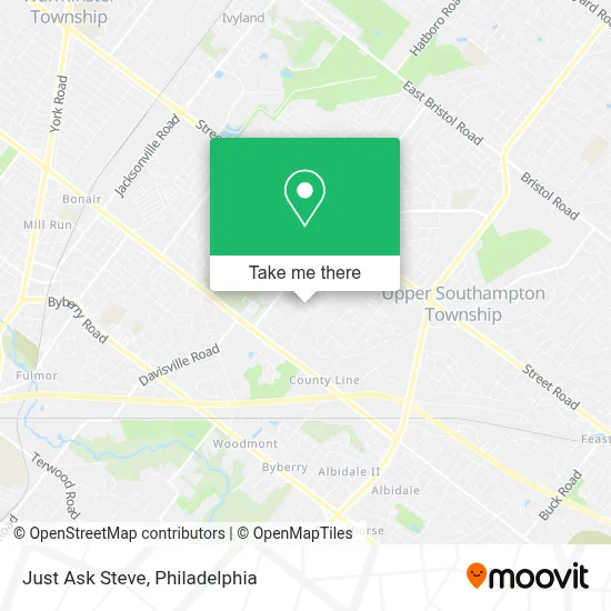 Just Ask Steve map