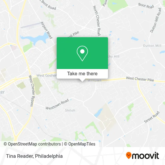 Tina Reader map