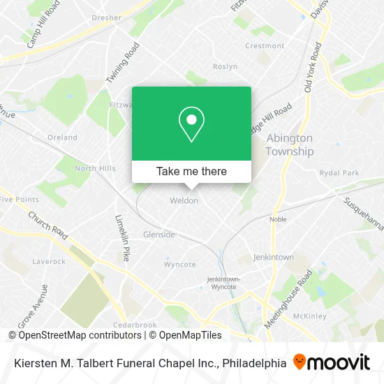 Kiersten M. Talbert Funeral Chapel Inc. map