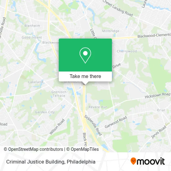 Criminal Justice Building map