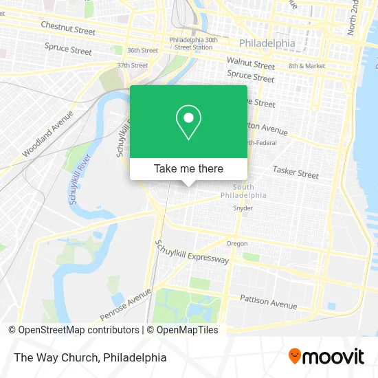 The Way Church map