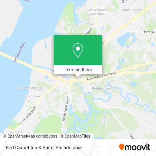 Red Carpet Inn & Suite map