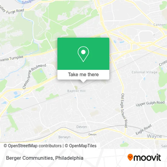 Berger Communities map
