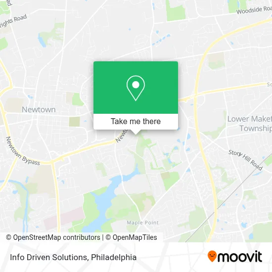 Info Driven Solutions map