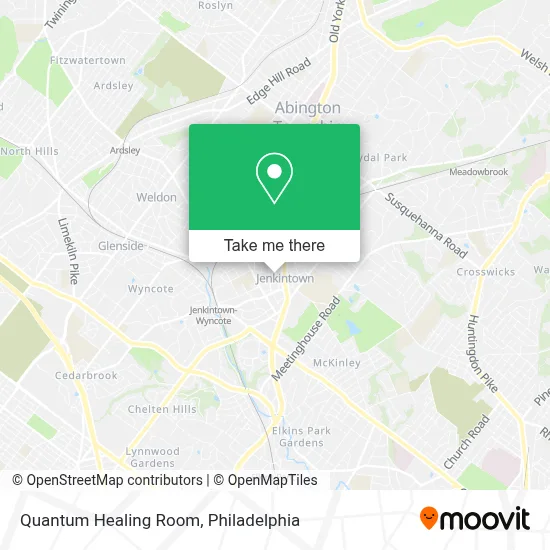 Quantum Healing Room map