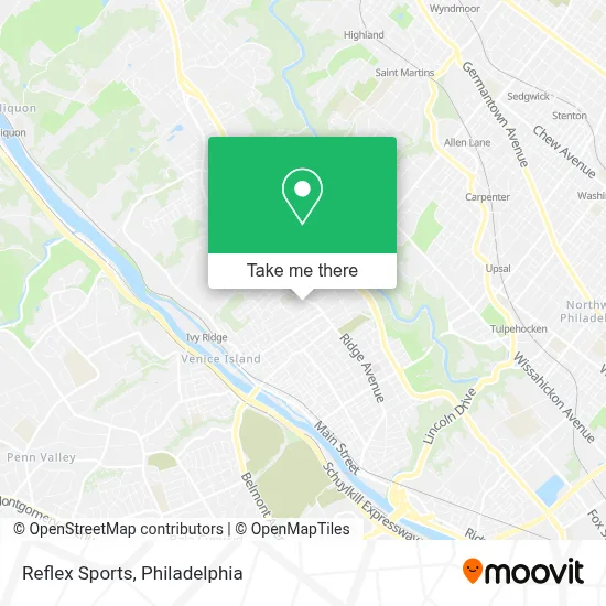 Reflex Sports map