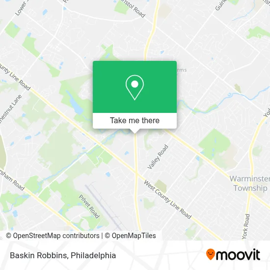Baskin Robbins map